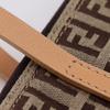 FENDI Zucchino Tote Bag 8BH022 Brown canvas Women Used