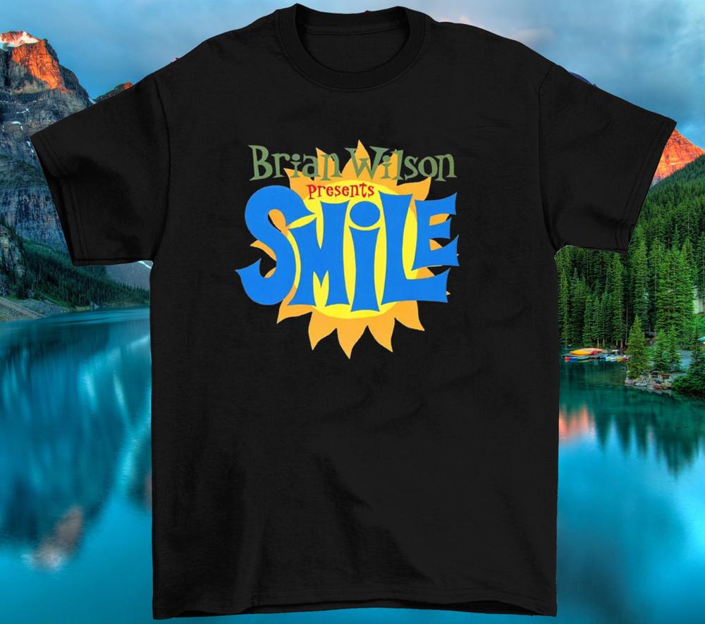The Beach Boys Brian Wilson Smile Cotton Black All Size T Shirt TR425 Unisex T-Shirt M
