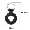 Silicone Protective Keychain Cover for Apple Airtags Solid Silicone Buckle Antilost Protective Covers for Airtag Locator Tracker