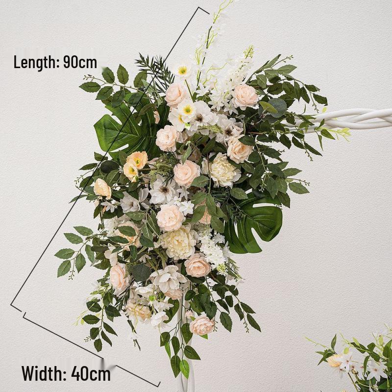 Large Silk Flower Arrangement for Wedding Aisle and Banquet Decor