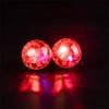 Colorful LED Earrings with Disco Balls Style Nightclub Earrings Plastic Texture Suitable for Party Wear and Clubbing Wear