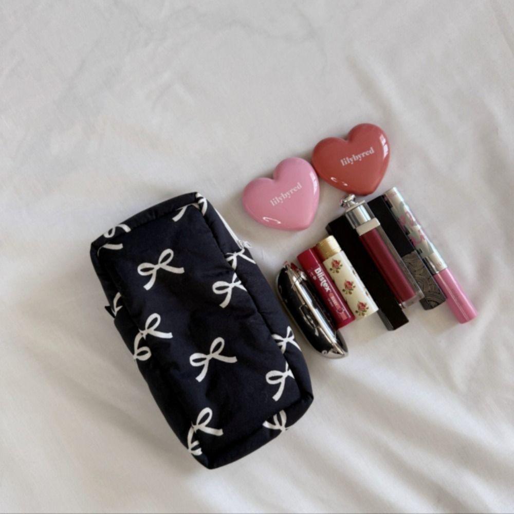 Bowknot Pencil Case Multi-function Stationery Bag New Pen Bag