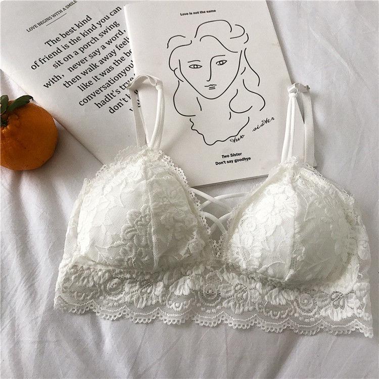 Korean Lace Front Strapless Tube Top Bra - Sexy, Wireless, and Supportive for Students