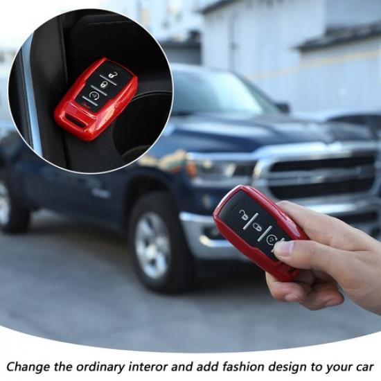 Smart Key Fob Shell Case Cover Protector For Dodge Ram 1500 2018-21 Accessories