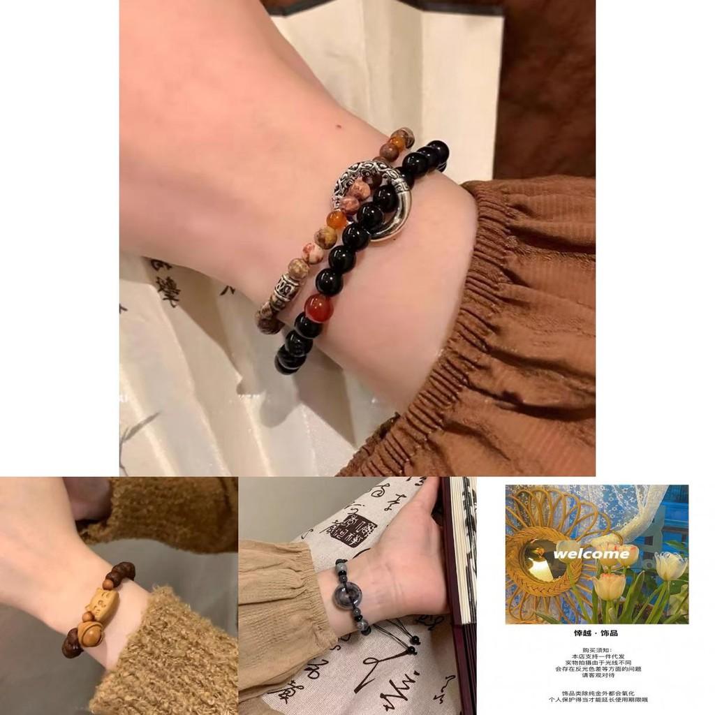 Chic Vintage Inspired Beaded Bracelet Featuring Sophisticated Geometric Shapes For Ladies