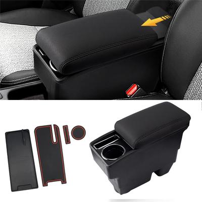 LIMSTYLE Toyota Yaris Cross Armlehne Schiebkonsole Box Autoaufbewahrung Getränkehalter Eingebautes Fach Große Kapazität Schwarze Nähte
