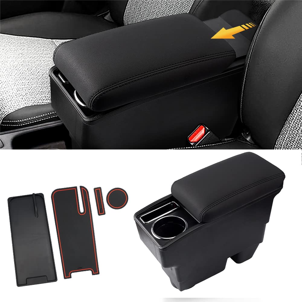 LIMSTYLE Armrest for Toyota Yaris Cross YARIS CROSS August 2020 Onwards Console Box Car Storage Box Sliding Type Equipped with Drink Holder Function