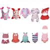 Doll Clothes Printing Swimsuit For 43cm Baby Doll&18Inch American Doll Accessories,Our Generation Baby Girl's Toys Gifts