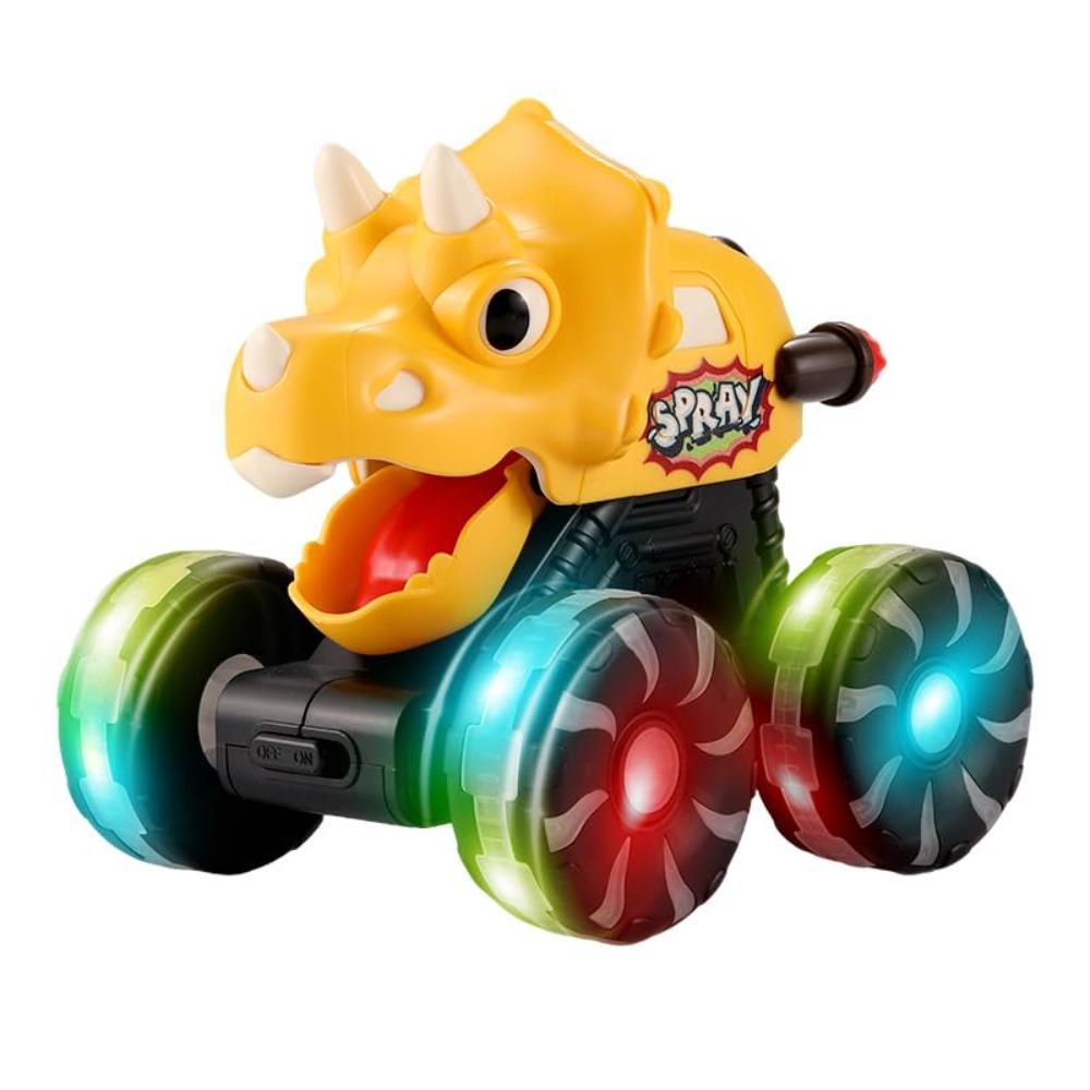 

Motion Activated Dinosaur Truck Light Up Feature Dinosaur Car Motion Activated Light Children Toy жёлтый