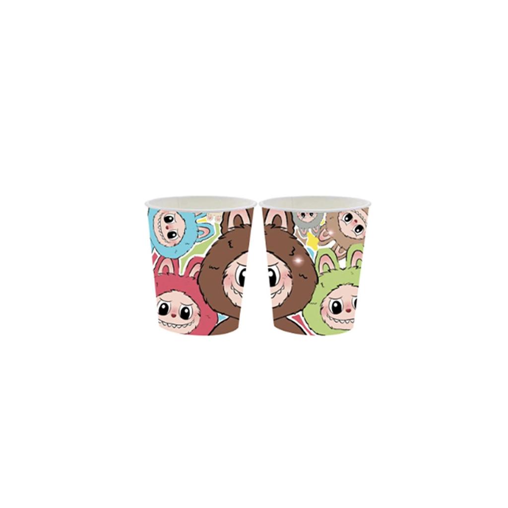 Cartoon Labubu Birthday Party Set: Kids' Decoration Supplies