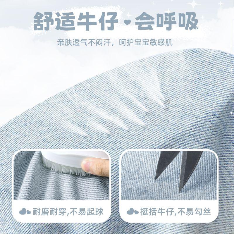 Hello Kitty Girls' Pants Autumn and Winter 2025 New Children's Fleece-Lined Jeans Cotton Pants Thickened for Winter