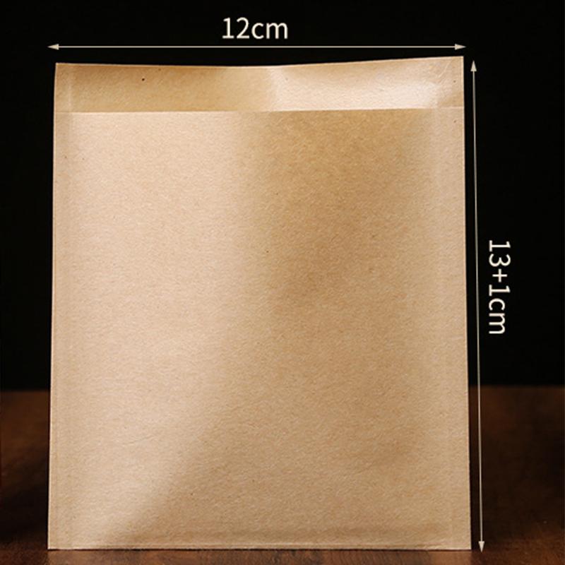 

Пакет для упаковки пищевых продуктов из крафт-бумаги Одноразовый пакет для упаковки закусок Маслонепроницаемый бумажный пакет