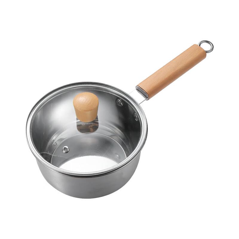 ZISIZ Stainless Steel Baby Food Milk Pot with Steamer