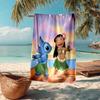 Ultra-Soft Beach Towel with Stitch Theme,Ideal for Pool - Camping, Diving - Perfect Travel Essential, Vibrant Beach Towel.