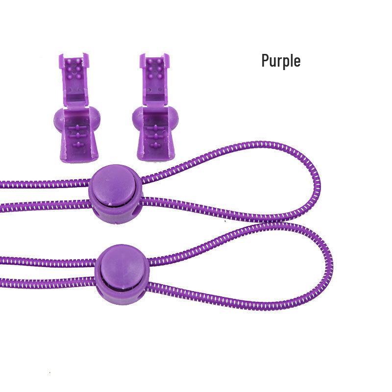 Elastic Stretch No-Tie Shoelaces: Colorful Round Laces for Adults & Kids