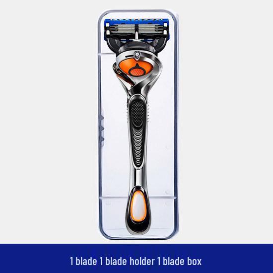 High-Quality Five-Layer Blade Men's Manual Razor - Universal Fit Gillette Head