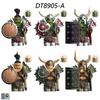 DT8905 Mittelalterliche Orks Modellsteine Mini Kompatibel Montage Actionfiguren Puzzle Cartoon Bausteine Spielzeug Geburtstagsgeschenke