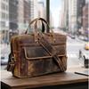 Personalizovaná handmade Vintage kožená kabelka Aktovka Messenger Bag Muži Kožená taška cez rameno Školská taška na notebook Najlepšia cestovná taška Taška na tašku