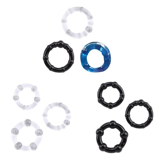 Penis Delay Ring Adult Products Sex Pleasure TPE Dildo Ring for Male Masturbators