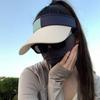 Women's open top baseball cap running sports men's sun protection outdoor ponytail hat