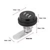 Zinc Alloy Password Combination Lock Silver&Black 3-Digit Combi Lock  Storage Security