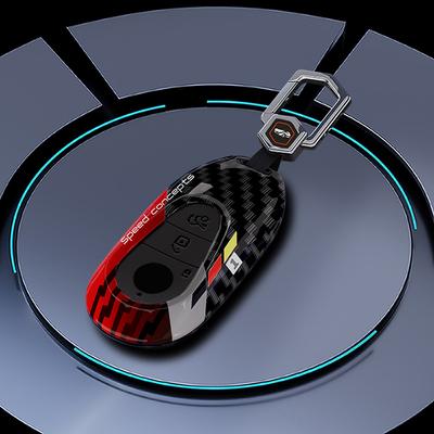 New ABS Car Key Case Cover Shell For Mercedes Benz C E S Class GLC W206 W223 W214 E300 C260 C300 S450 S500 S400 Fob Accessories