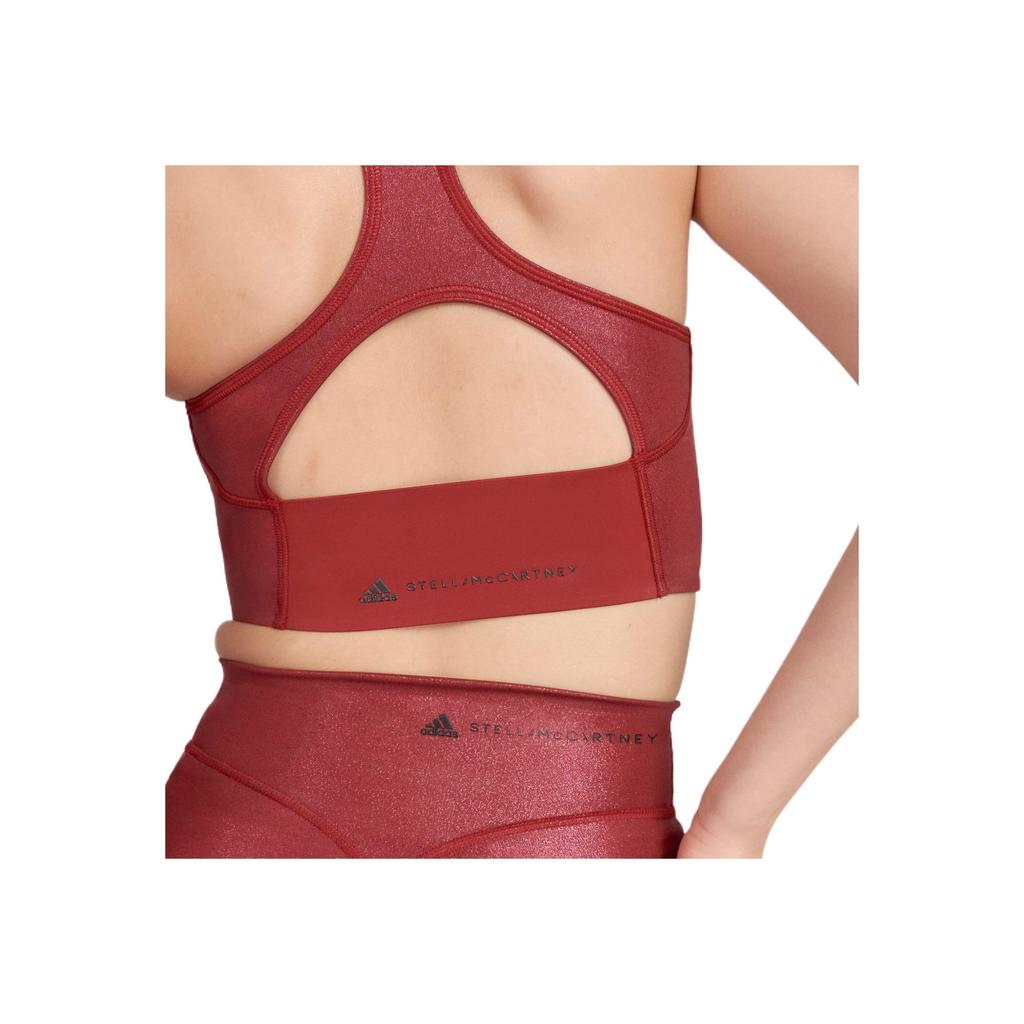 adidas Einfarbig Glänzend Markenlogo Buchstabenprint Sportweste Damen Tops Christ-Rot HI1940