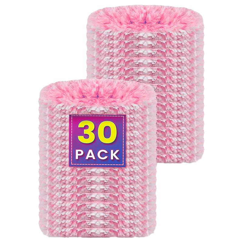 Heavy Duty Duster Refills Kit for Swiffer, 30-Pack Microfiber Pads with 2 Handles (3ft Extended + Short), Multi-Surface Cleaning