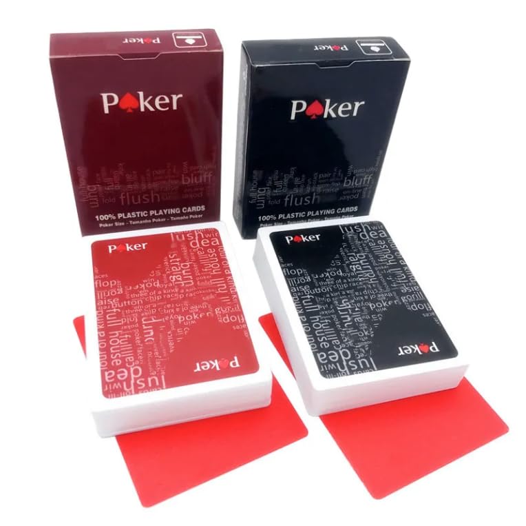 

PGP PokerStars Poker игральные карты набор из 2 колод колода каждая красная и (1 черный) [элемент]