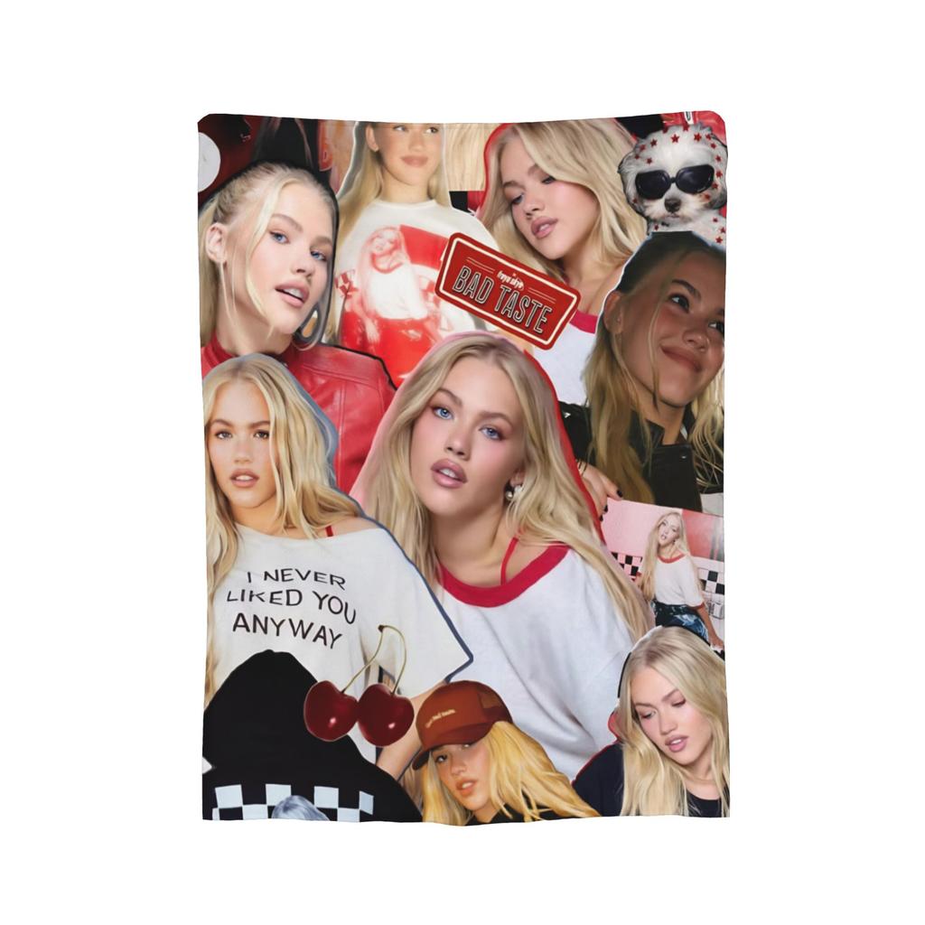 Bad Taste Freyas Singer Skyes  Flannel Blankets  Vintage Throw Blankets for  Sofa Bedding Lounge 200x150cm Bedspread