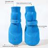4 Pcs Dog Shoes for Small Dogs, Soft Anti-Slip Puppy Boots Paw Protectors for Hot Pavement, Hardwood Floors, Winter Snow Hiking