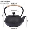 Small Cast Iron Kettle Teapot for Stove-Top Use