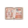 18Pcs Rose Gold Stainless Steel Manicure Pedicure Set with Leather Case, Portable Professional Beauty Tool Kit