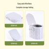 Portable Odor-Proof Folding Commode: Emergency Camping & Travel Car Toilet Solidifier