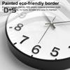 Ceas de perete Mișcare cu cuarț Afișaj clar Numere mari 3D Funcționare silențioasă Ceas fără ticăituri alimentat de baterii