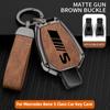 Etui na kluczyki do samochodu ze stopu cynku dla Mercedes Benz S klasa W221 W222 W223 S320 S350 S400 S450 S500 breloczek Benz etui na klucze akcesoria