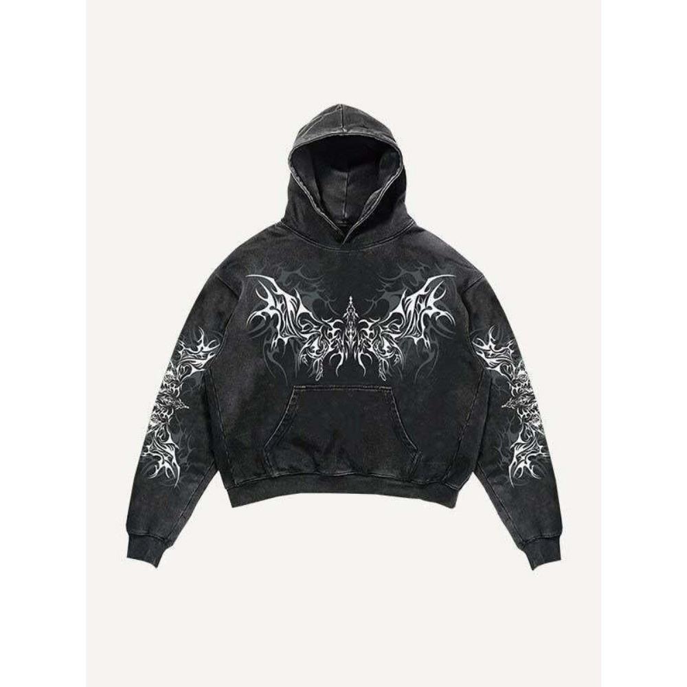 

Модная мужская и женская готическая толстовка с капюшоном в стиле Харадзюку со скелетом и 3D-принтом для детей, трендовая толстовка XL