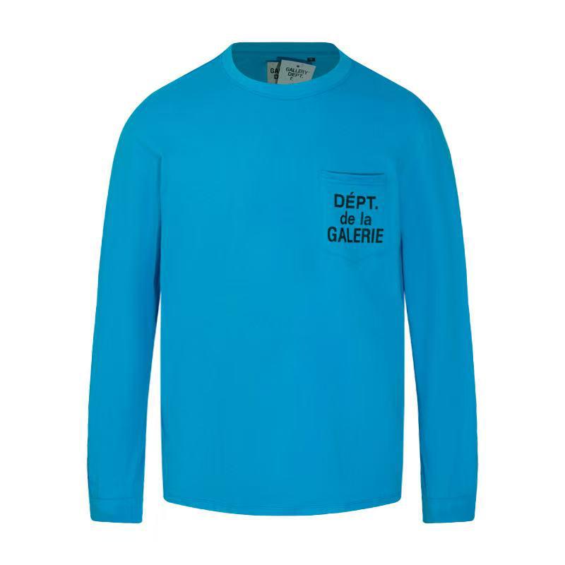 UrbanEdge Gallery Dept Hart Letter Slogan Lange Mouwen T-shirt - Trendy Stijl voor Mannen Large