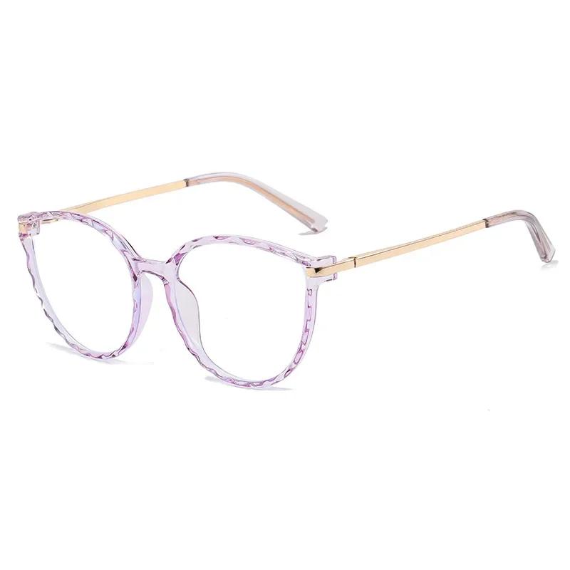 

Blue Ray Blocking Eyeglasses Fashion for Women Anti Eye Strain PC Eyeglasses Frames Anti UV Clear Lentes Opticos Para Mujer Latest