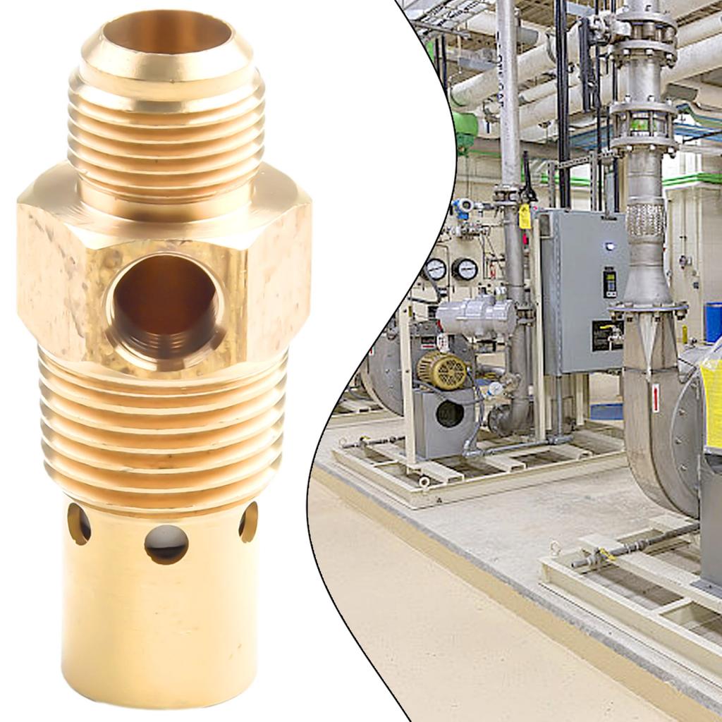 Air Compressor Check Valve O-ne Way Brass NPT×1/2In