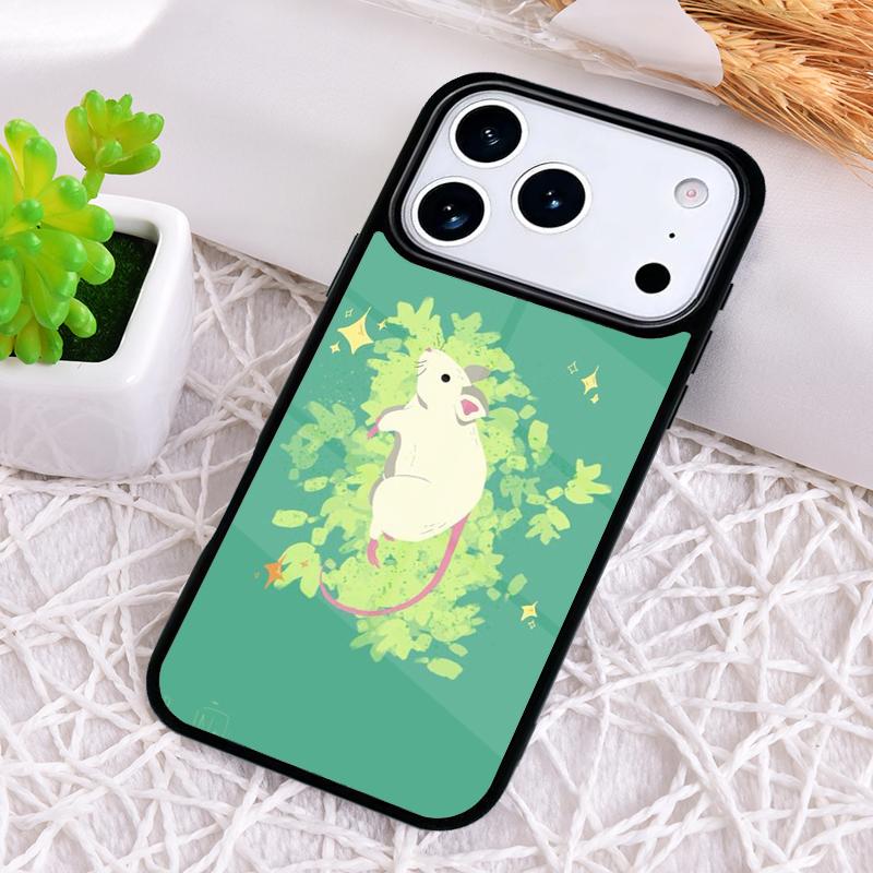 Mouse Rat Soft Shockproof Phone Case for iPhone 17 Air 16e 15 11 12 14 13 Pro Max Cover Coque