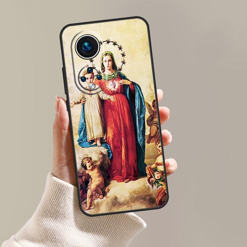 

Mother Virgin Mary Case For Honor Magic 8 6 5 7 Lite 400 Pro 200 90 70 50 X8c X8b X9a X9b X9c X9d Win RT Cover Honor 200 Lite