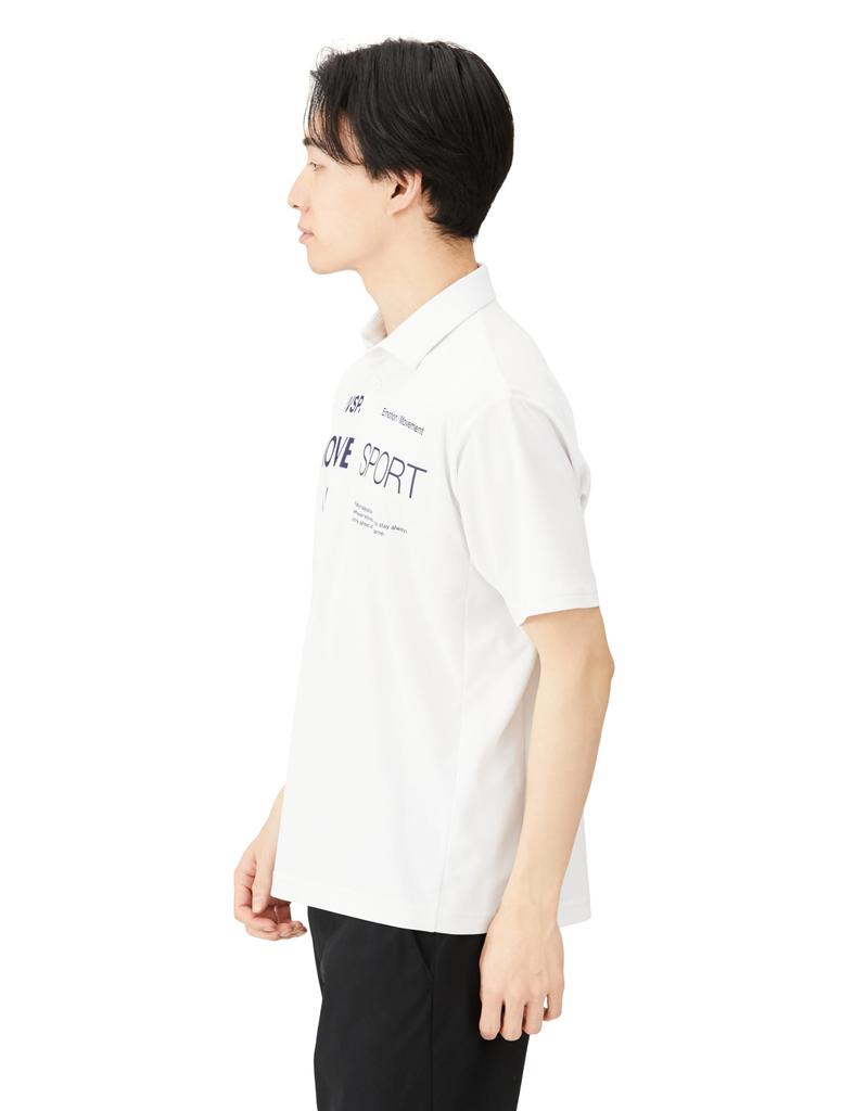 Move Sports Short Sleeve by Descente Limited Edition Model UV Training Size L Men's T-Shirt (DMMVJA74AZ) - - Protection, Sweat-Wicking, Quick-Drying,