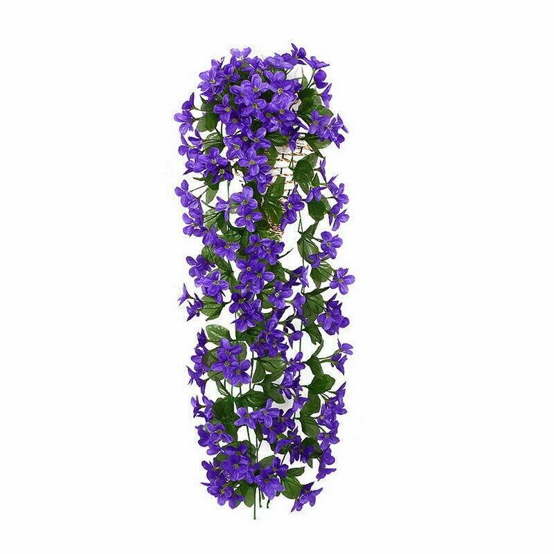 Artificial Fake Hanging Flowers Vine Plant Home Garden Decoration Indoor Outdoor