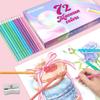 LBW 72 Macaron Pastel Colored Pencils Set Soft Core Macaron Colors for Adults Coloring Books Kids Beginners Blending Shading Sketching