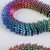 Multicolor Simulated Snake Ornament Realistic Animal Simulation Model  Desktop Ornament