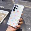 Colorful Pastel Stars Pattern Case for Samsung Galaxy S26 S25 S24 S23 S22 S21 S20 FE Plus Soft TPU Slim Fit Shockproof Cover