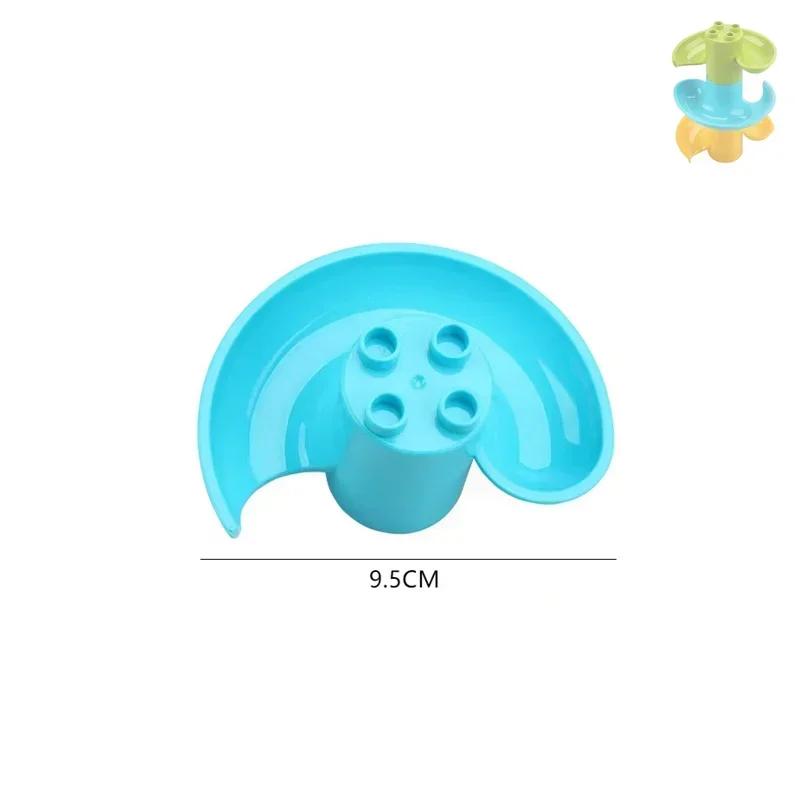 Big Size Building Blocks Marble Race Run Maze Games Compatible Large Bricks Running Ball Chute Giraffe Kids Gift Educational Toy