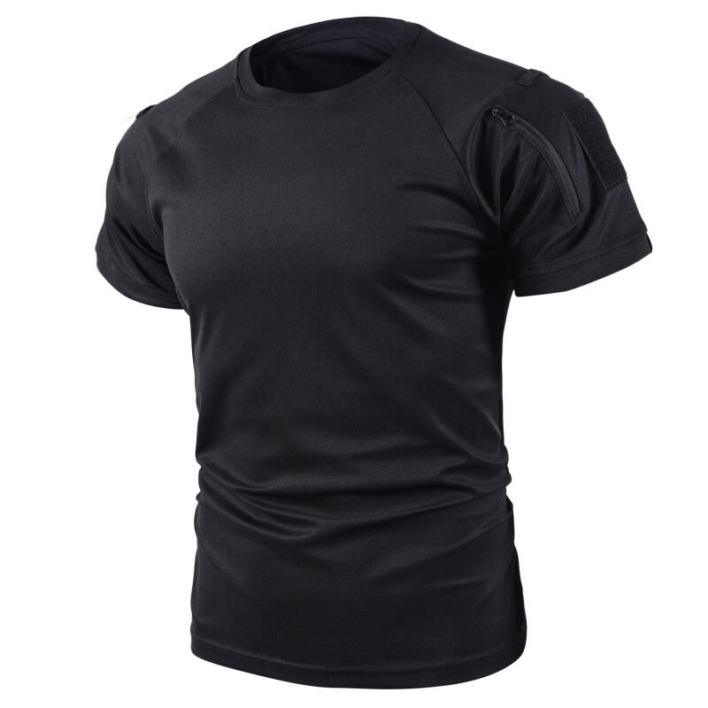 Men Summer Round Neck Tactical Military T-Shirt Men Camouflage Army Green Short Sleeve Tee Breathable Lightweight Quick-Dry Half Sleeve Top Daily Wear
