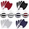 4 unids/set pegatina de puerta de coche de fibra de carbono cubierta resistente a arañazos película de protección de manija de coche accesorios de estilo Exterior de coche